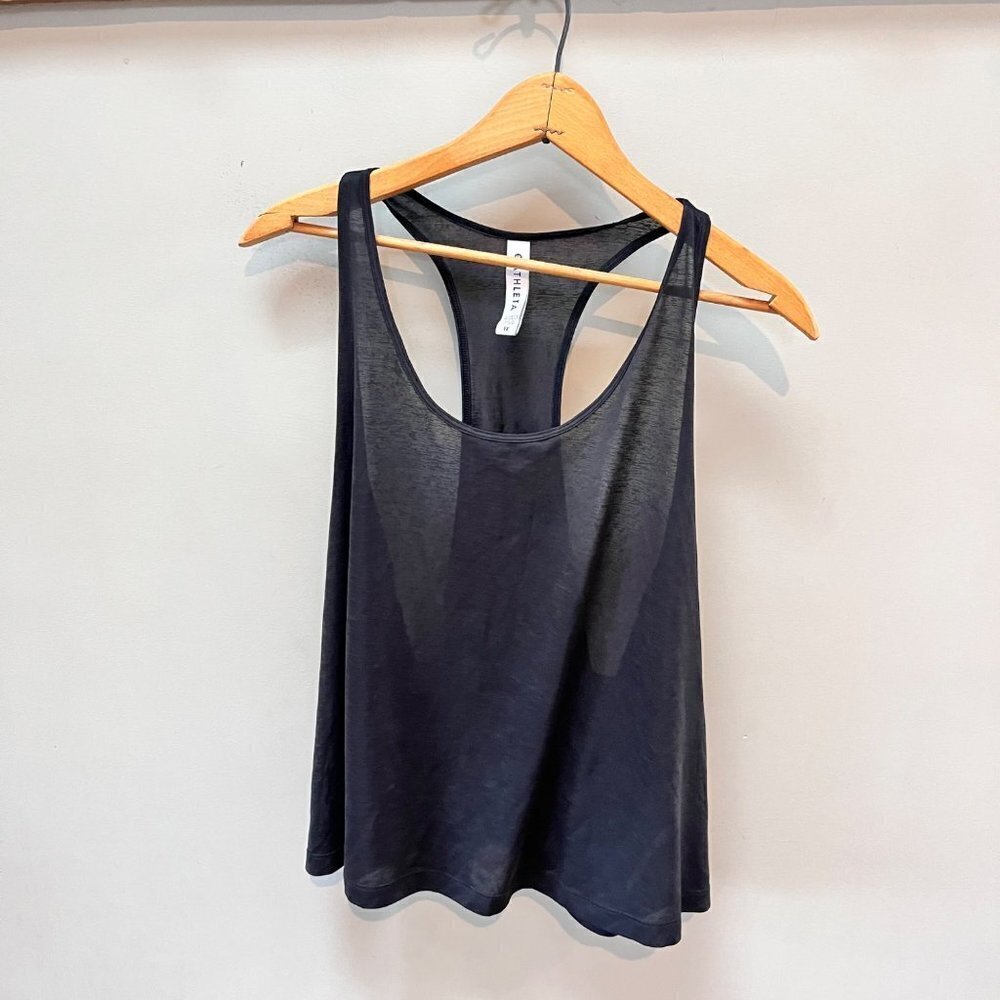 Athleta Cropped Racer Back Tank- Size 1X